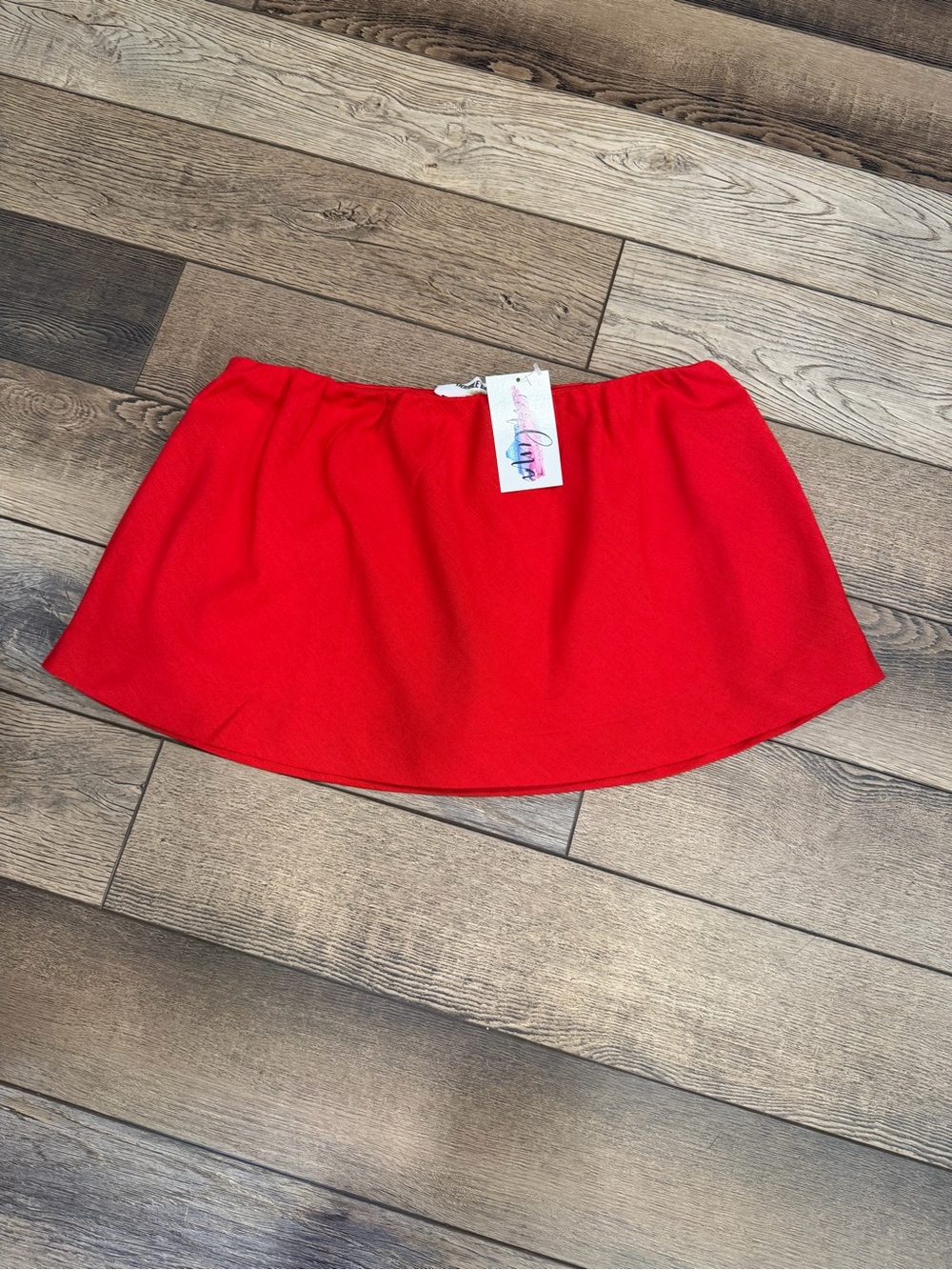 Women’s Red Mini Skort